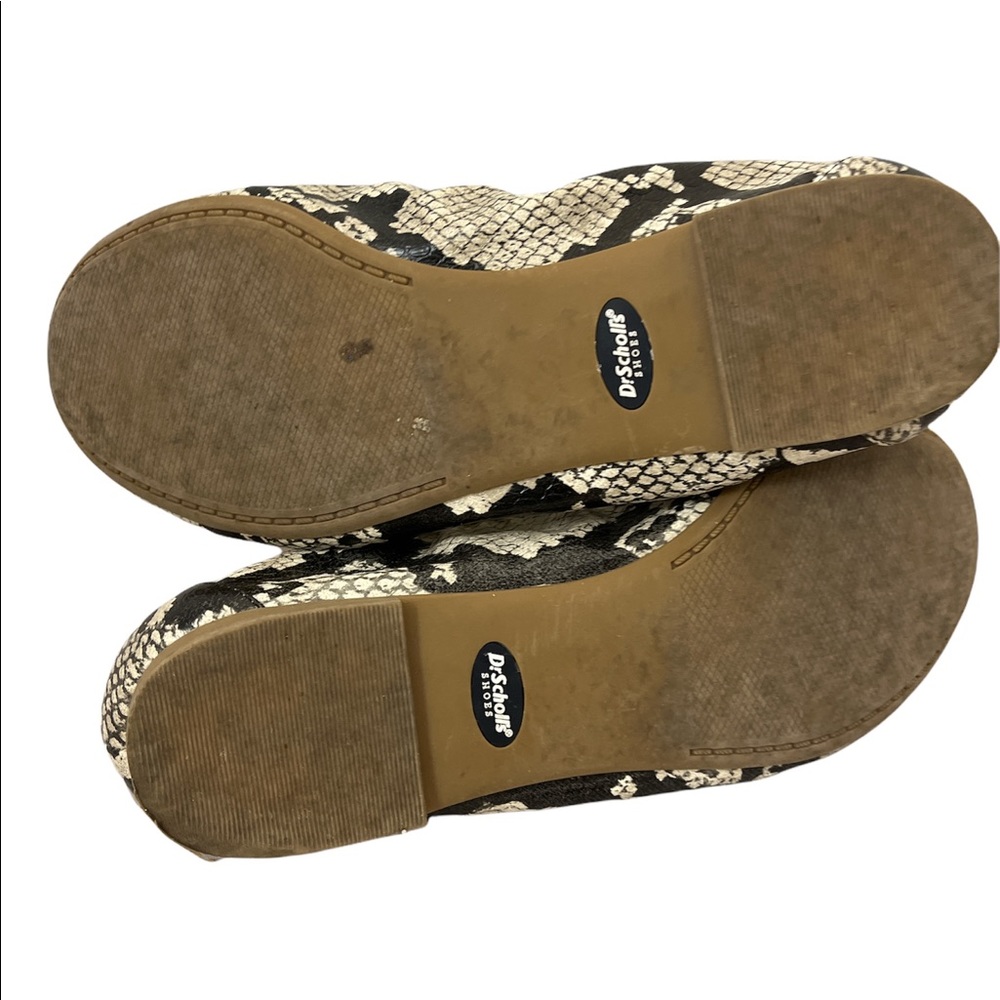 Dr Scholls No Chill Size 7 Brown Snake Print Slip On Be Free Comfort Shoe - Picture 5 of 11